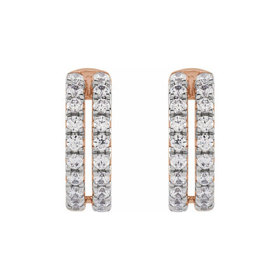 Kate Mara x KBH Double Diamond Ear Cuff