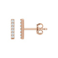 Kate Mara x KBH Mini Diamond Bar Studs