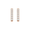 Kate Mara x KBH Mini Diamond Bar Studs