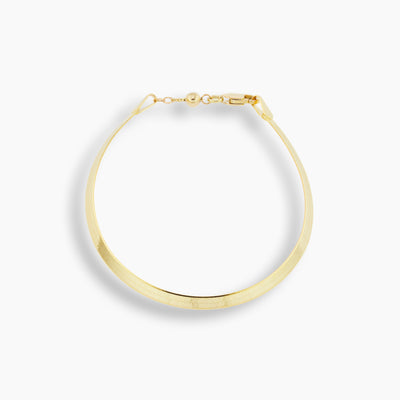 Liquid Gold Herringbone Bracelet