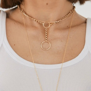 Rolo Lariat Necklace