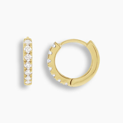 Mini Diamond Huggies