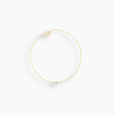 Marquise Diamond Evil Eye Bracelet