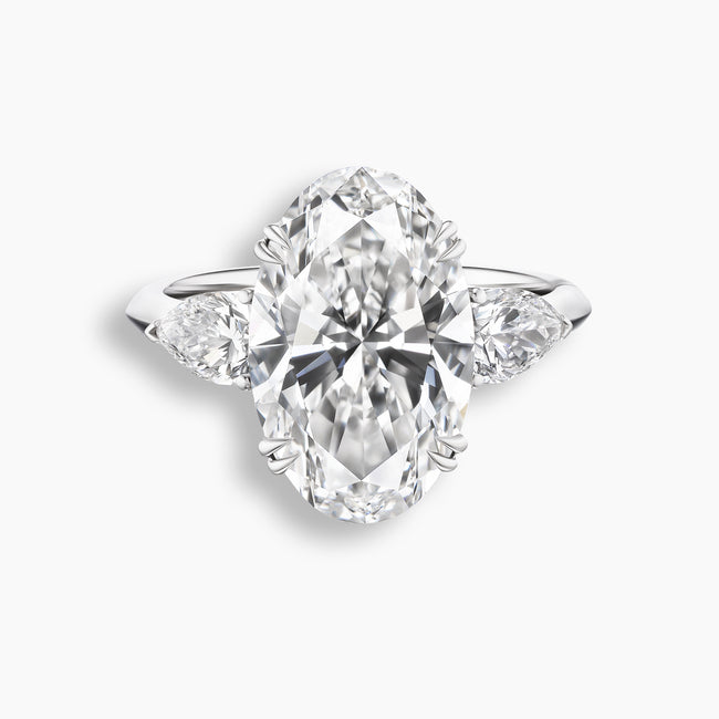 6.5 Total Carat Weight Oval Antique Ring