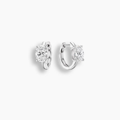 Huggies colgantes de diamantes