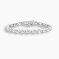 Oval Cut Diamond Bezel Tennis Bracelet