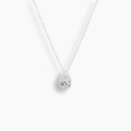 Pear Cut Diamond Bezel Necklace