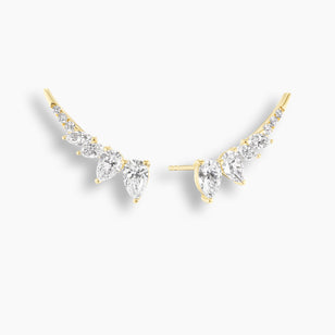 Arcadia Mixed Diamond Ear Climber