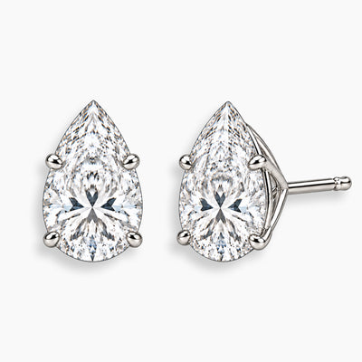 Pear Diamond Studs