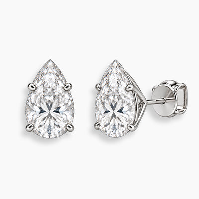 Pear Diamond Studs