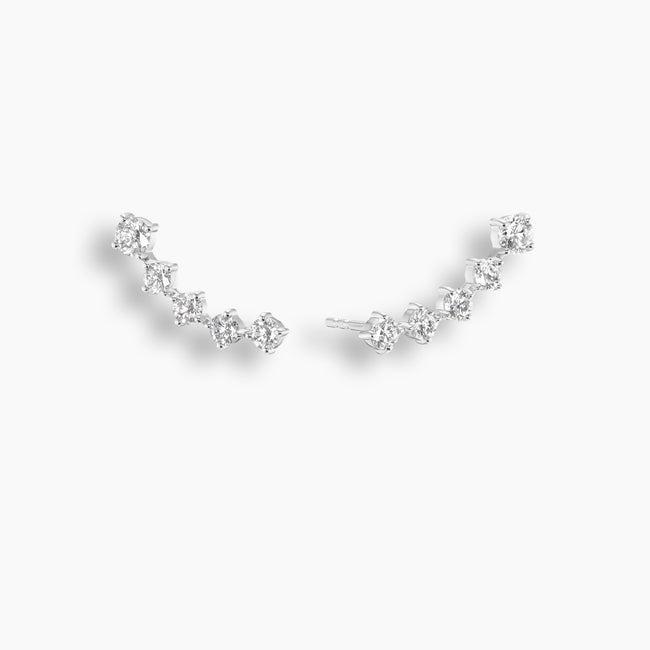 Diamond Constellation Ear Climber