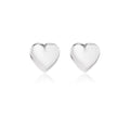 Sterling Silver Heart Studs