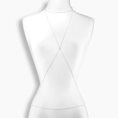 Sterling Silver Bead Body Chain