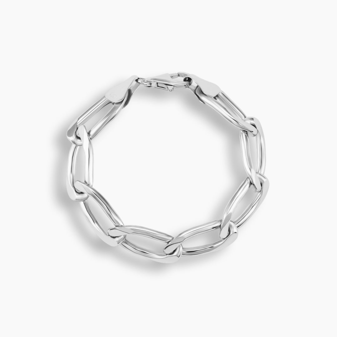 Sterling Silver Curb Chain Bracelet – KBH Jewels