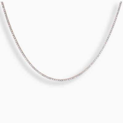 Classic Diamond Tennis Necklace