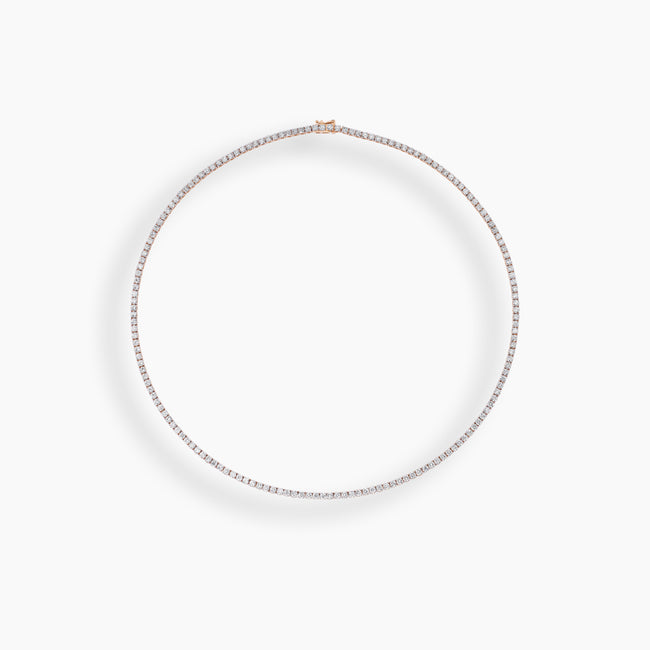 Classic Diamond Tennis Necklace