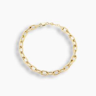 Thick Elongated Link Bracelet