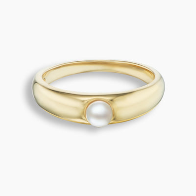 Akoya Pearl Dome Ring
