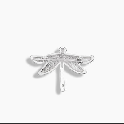 Sterling Silver Dragonfly Brooch