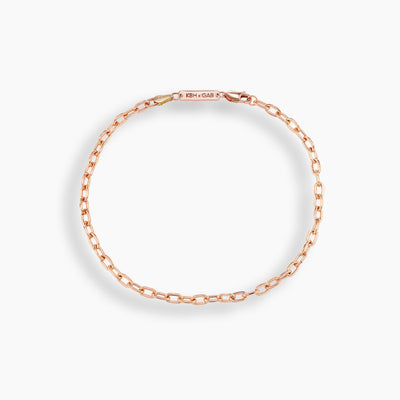 KBH x Gab: Tobillera enlazada - Rosa