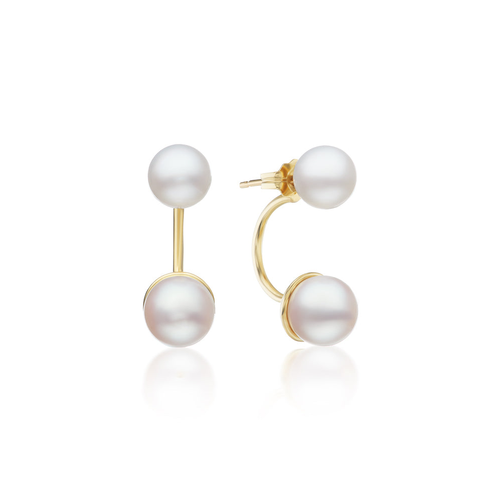Double Lift Earring (PRMAL) DOUBLE LIFT PEARL EARRING