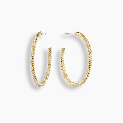 Twisted Rope Hoops
