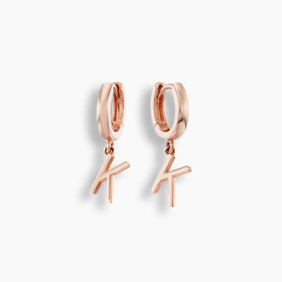 Personally Yours Initial Dangle Huggie