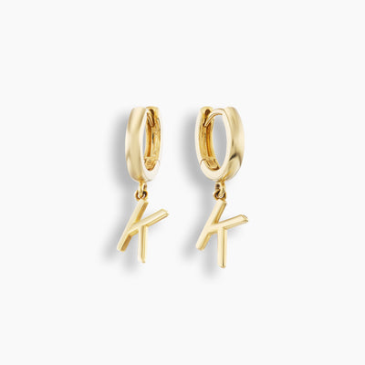 Personally Yours Initial Dangle Huggie