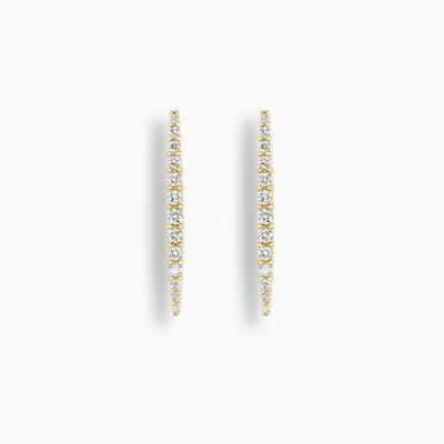Pave Sword Earrings