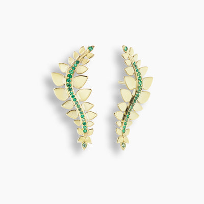 Escalador de hojas esmeralda