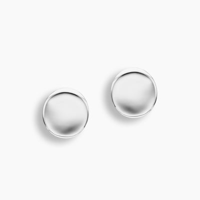 Gold Disc Earrings