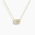Collar de cuentas de doble diamante