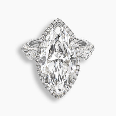 9 TCW Heirloom Marquise Diamond Ring