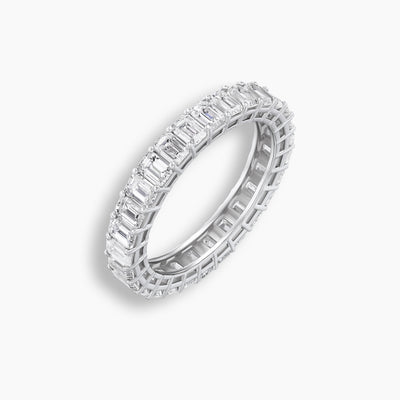 Emerald Cut Diamond Eternity Band