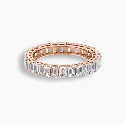 Emerald Cut Diamond Eternity Band