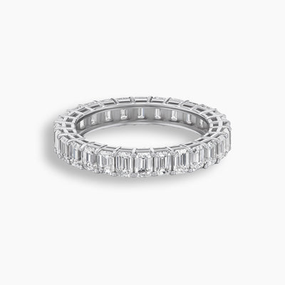 Emerald Cut Diamond Eternity Band