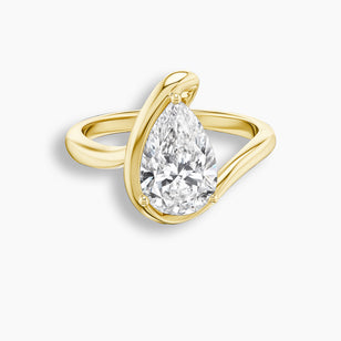 Pear Diamond Sway Ring