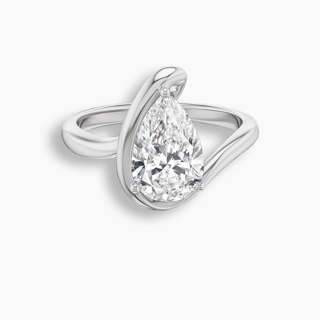 Pear Diamond Sway Ring