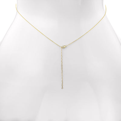 Cadena con cuerpo tipo cable con corte de diamante 
