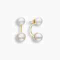 Pendiente Doble Perla Akoya 