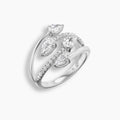 Anillo de garra de diamante 