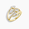 Anillo de garra de diamante 