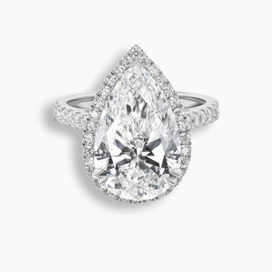 6.25 TCW Heirloom Pear Diamond Ring