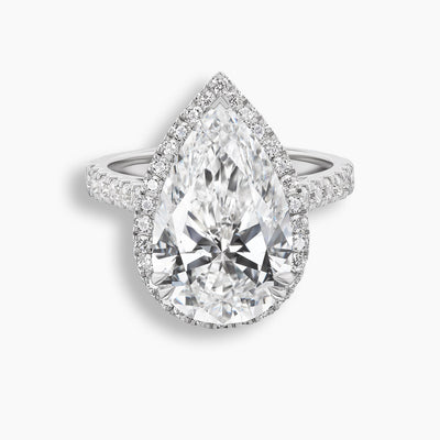 6.25 TCW Heirloom Pear Diamond Ring