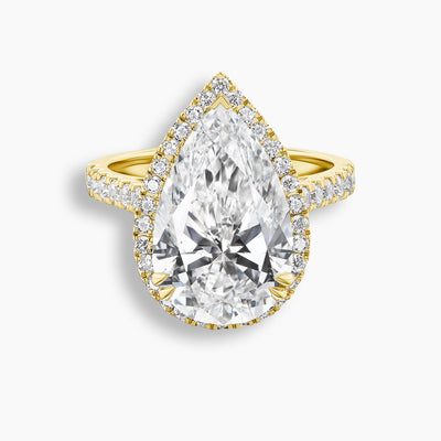 6.25 TCW Heirloom Pear Diamond Ring