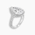 6.25 TCW Heirloom Pear Diamond Ring