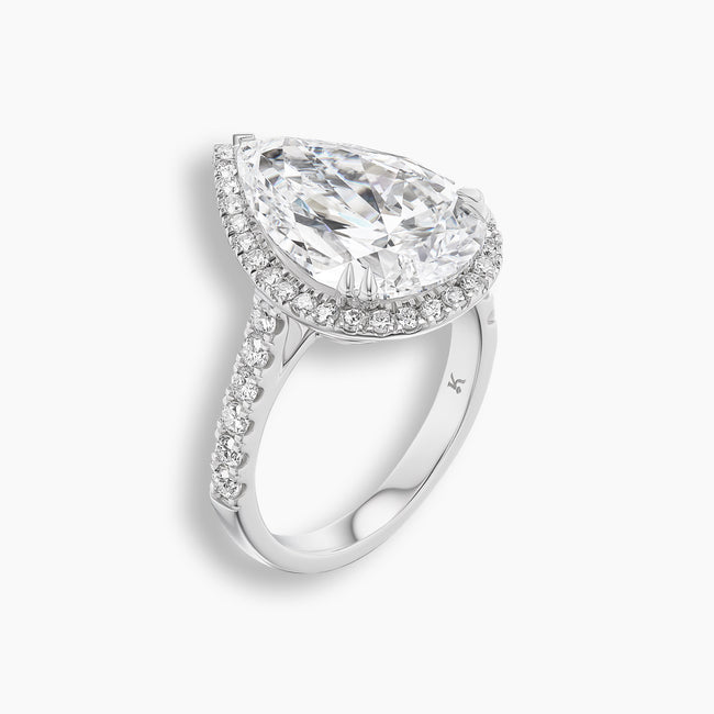 6.25 TCW Heirloom Pear Diamond Ring