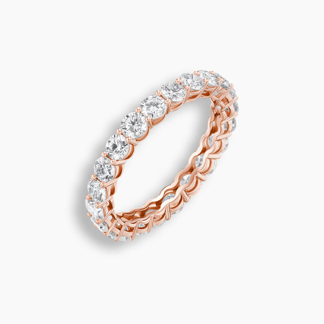 Round Diamond Eternity Band