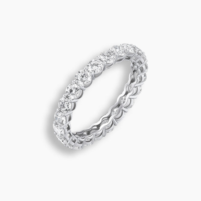 Round Diamond Eternity Band