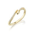 Diamond Single Snake Ring